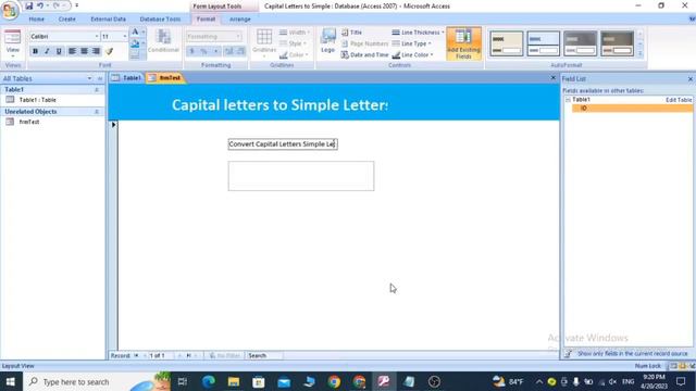 Convert Capital Letters to simples using ms access | rover смотреть онлайн