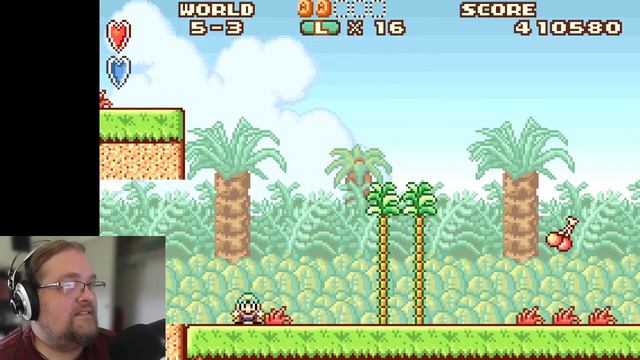 Twinbeard plays Super Mario Bros. 2 - 5-3, sorta смотреть онлайн