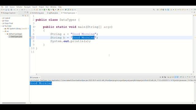 How to Store "String" values in Java | How "String" works in Java | Data Types in Java | Kannada | смотреть онлайн