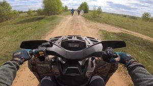 ПОЛОЖИЛ МОТОР НА СВОЕМ КВАДРОЦИКЛЕ BRP OUTLANDER 650!!// ДАЛЬНЯК НА 100 КМ НА КВАДРОЦИКЛАХ И ЭНДУРО