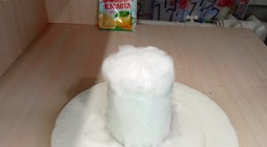 Вулкан из соды и лимонной кислоты