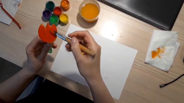 Тюльпаны( нетрадиционная техника рисования)