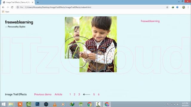 6 Stunning Image Trail & Hover effects ||HTML, CSS, JS, Animatios with free source code, Projec#13 смотреть онлайн