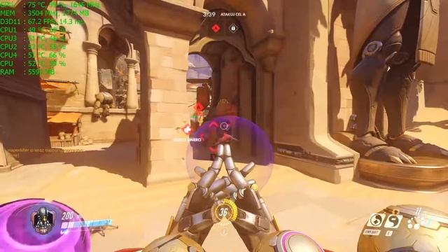 Overwatch | 1080p Epic | GTX 1050 Ti | i5-4460 | FPS TEST смотреть онлайн