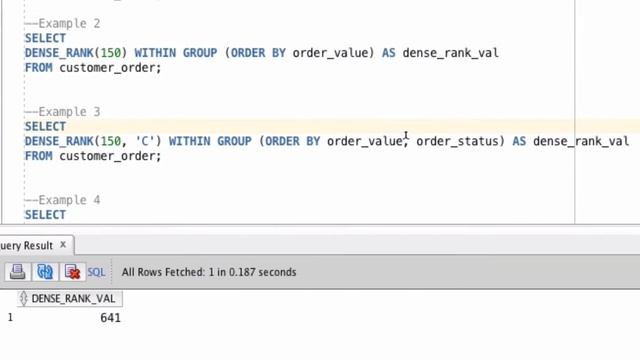 Oracle DENSE_RANK Function смотреть онлайн