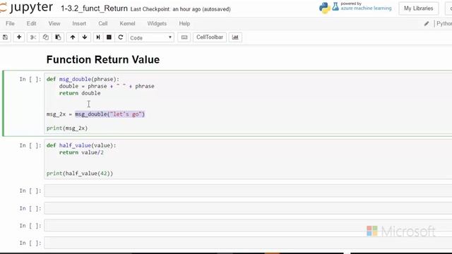 Function with Return Value - Introduction to Python: Absolute Beginner Module 2 Video 4 смотреть онлайн