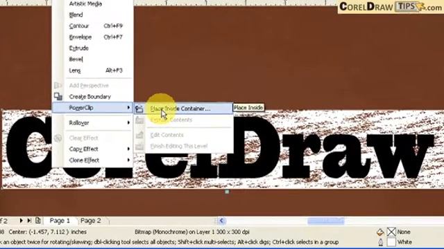 Distressed Text effect in CorelDraw X4 смотреть онлайн