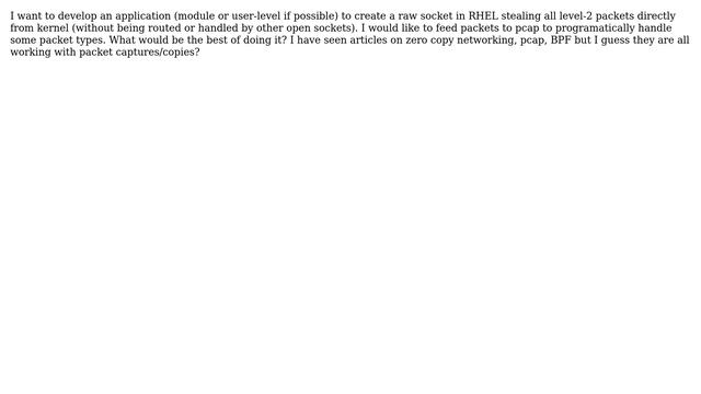 pcap and raw socket смотреть онлайн