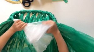 Мисс ВЕСНА Как сделать Платье из ПАКЕТОВ на конкурс на 8 Марта из Бросового материала Эко-Мода