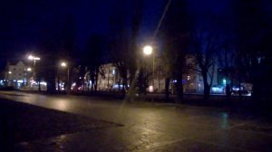 Мерцающие уличные фонари часть 1
