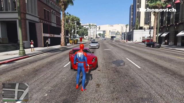 GTA 5 mod Spider-Man V [.NET] 2.0.1 - ГТА 5 моды - обзор мода смотреть онлайн