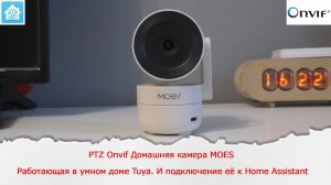 PTZ камера MOES. Работа с камерой в home assistant через Onvif и организация PTZ управления