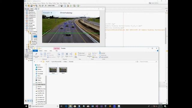 Vehicle counting and Lanecross detection system opencv with java смотреть онлайн
