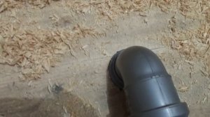 Как просверлить отверстие в бревне под канализацию//Большое сверло своими руками, Лайфхак  для дачи