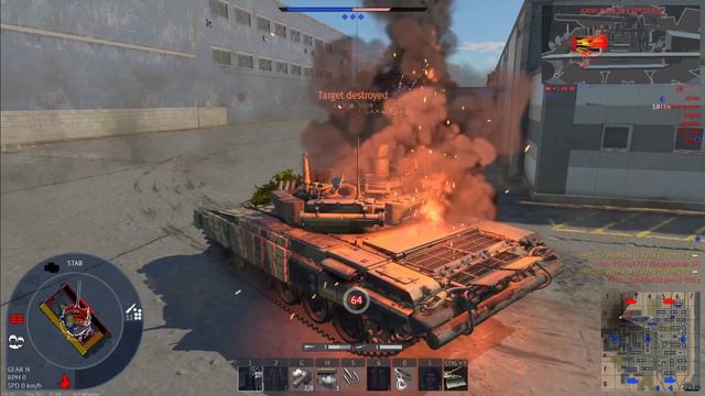 The T-72AV (TURMS-T) EXPERIENCE | War Thunder смотреть онлайн