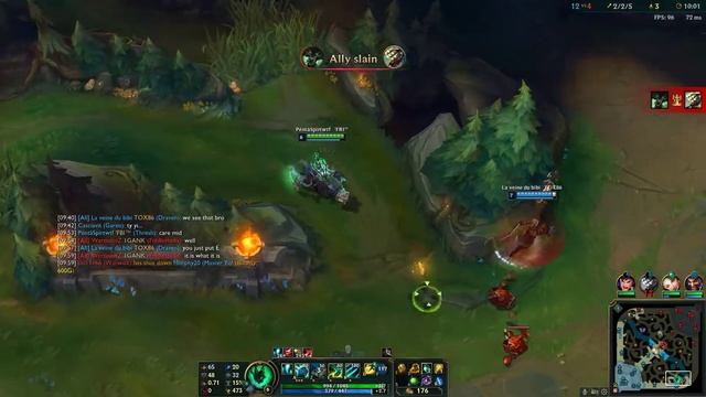 Thresh and Draven vs Fiddlesticks and Ashe bot League of Legends смотреть онлайн