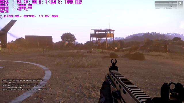 Arma 3 GTX 690@1372 & 1359-1.40-1.42v-Volt mod смотреть онлайн