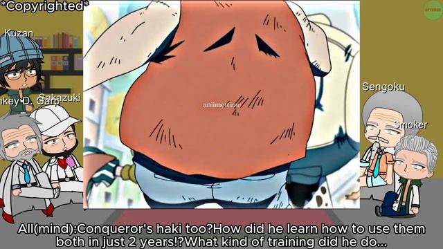 Past Marines react to Luffy||Remake||Gacha One Piece React смотреть онлайн