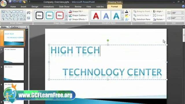 PowerPoint 2007: WordArt смотреть онлайн