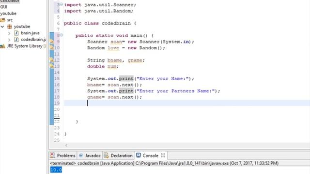 Java Programming 2017 Love Calculator #20 смотреть онлайн