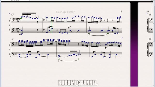 Dear My Family (I AM OST) SM TOWN (Piano sheet) смотреть онлайн