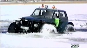 Снегоболотоход на базе "Нивы" ВАЗ-1922 "Марш" от ПСА Бронто. Snowrunner VAZ-1922 March Bronto