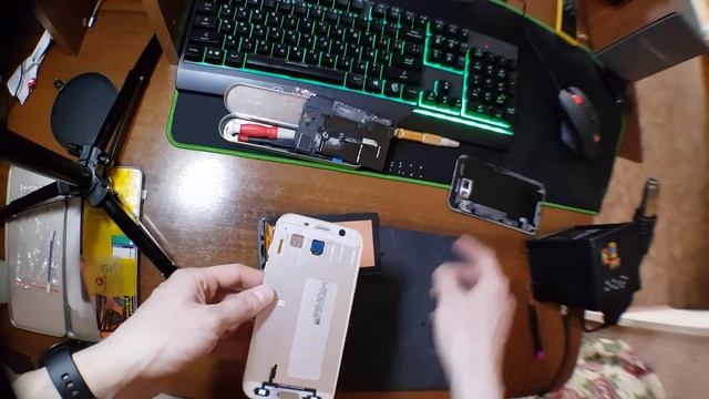 Samsung A7 2017 - Замена дисплейного модуля смотреть онлайн