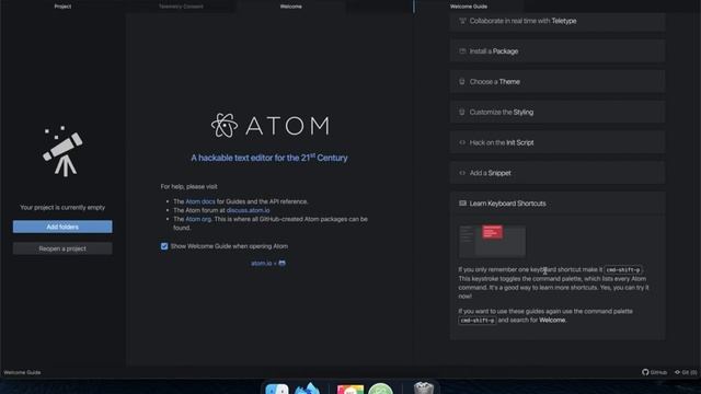 Atom Editor - Keyboard Shortcuts - 11 смотреть онлайн