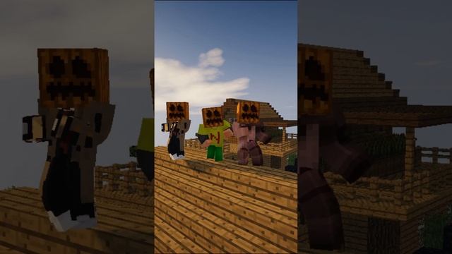 minecraft pumpkin head #shorts #pumpkin #head смотреть онлайн