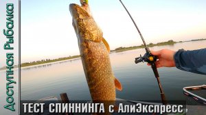 ТЕСТ СПИННИНГА с АлиЭкспресс | TSURINOYA PTEROSAURIA 2 | Джиг, твичинг, рыбалка