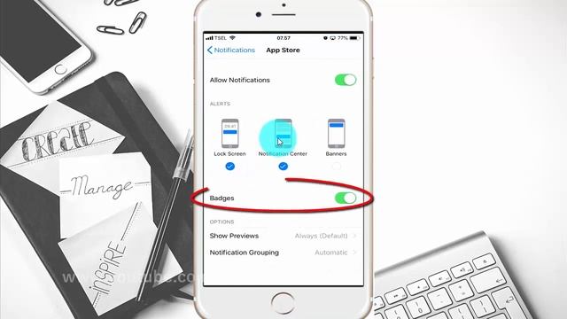 How to Enable or Disable app notification Badges on iPhone 6 (iOS 12) смотреть онлайн