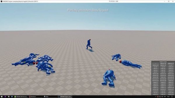 Unigine 2 - Примеры Симуляция Физики