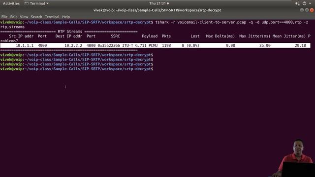 SIP + SRTP: Decryption using Tshark, Text2Pcap and Pcap2Wav смотреть онлайн