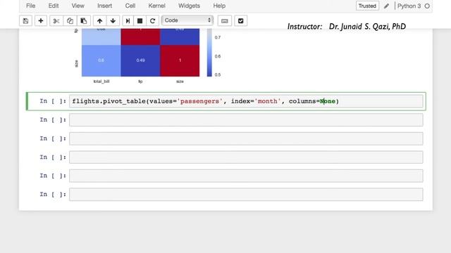 Lecture_43: Seaborn for Data Visualizations -- Matrix plots смотреть онлайн
