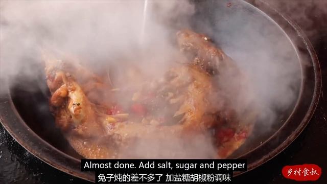 WHOLE RABBIT Cooked With Pepper, So Delicious And Tasty | Uncle Rural Gourmet