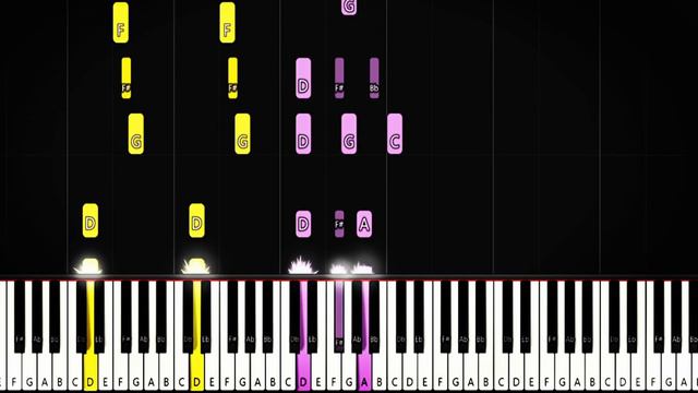 How to play Night Dancer - Imase | Piano Tutorial | TikTok song | Free MIDI смотреть онлайн