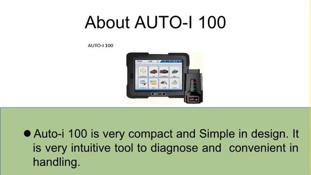 AUTO I 100 Multi Car Scanner смотреть онлайн