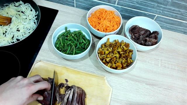 Салат закуска По Корейски с Мясом и Грибами | Вкусный и простой рецепт | Мужицкая кухня смотреть онлайн