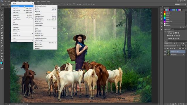 Purple Color Grading Effects | Photoshop For Beginners смотреть онлайн