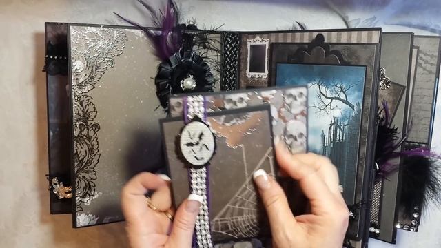 Spooky Haunted Romantic Gothic Halloween Mini Album 8x10 смотреть онлайн