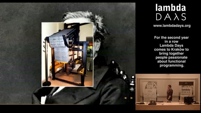 Lambda Days 2015 - Daan van Berkel - Ada Lovelace: The first functional programmer смотреть онлайн
