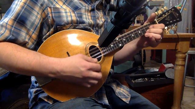 1906 Gibson A-3 carved-top archtop mandolin смотреть онлайн