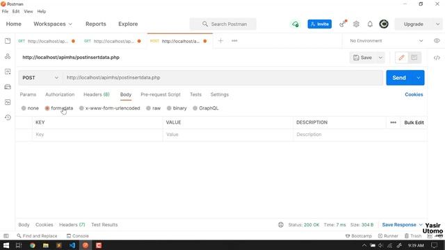 Membuat API dengan PHP | 4. Insert Data ke Database dari API dengan Method POST смотреть онлайн