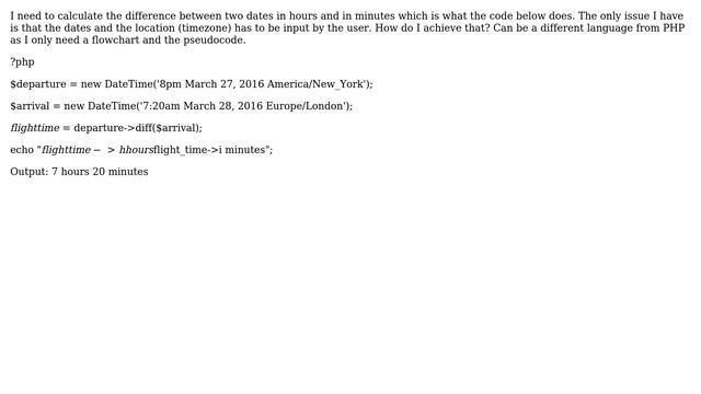 Calculating the difference between two dates in different timezones in hours and minutes смотреть онлайн
