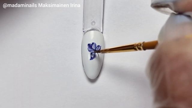 Easy Summer Nailart. Цветы на ногтях, мазковая роспись #nailart #naildesign #nailarttutorial