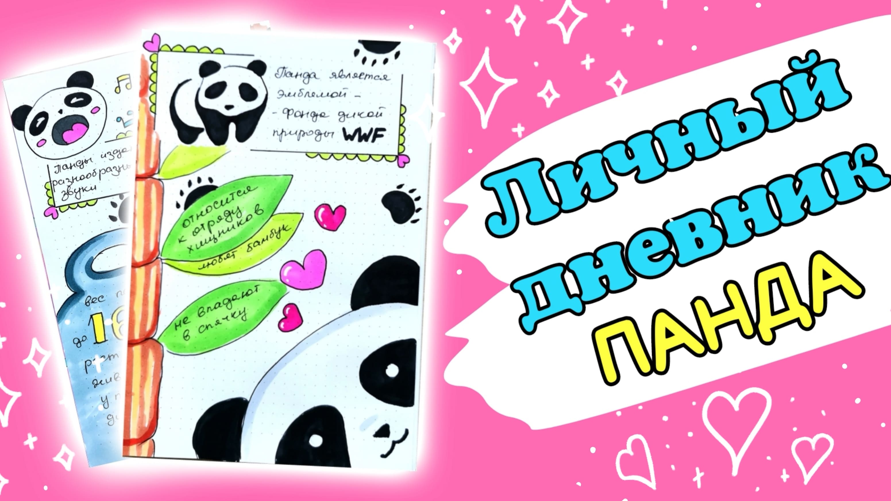 ??Личный дневник ПАНДА /разворот лд смотреть онлайн