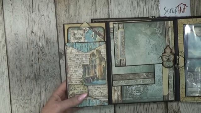 Walkthrough Stamperia Magic Forest Mini Album , like if the papers are made for me .. so beautifu смотреть онлайн