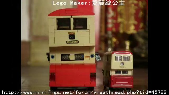 lego bus (15) 九巴 利蘭 珍寶 Leyland Fleetline D900 BM5541 圓頂寶 樂高積木巴士 смотреть онлайн