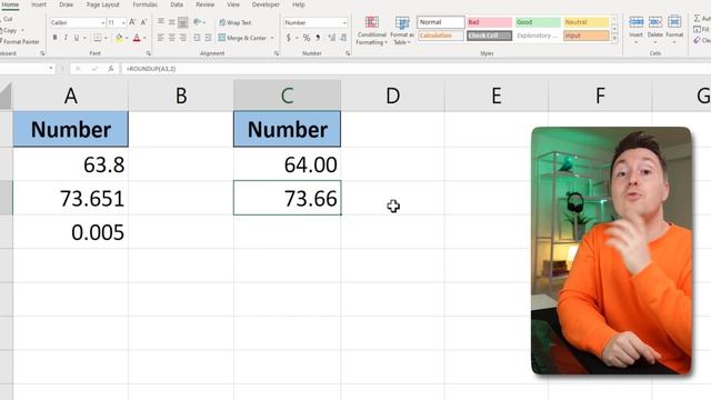 How To Round Up Numbers in Excel смотреть онлайн