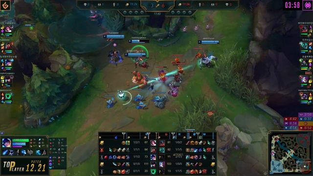 GrandMaster Mid Nunu & Willump Build Night Harvester Phase Rush - LOL KR 12.21 смотреть онлайн